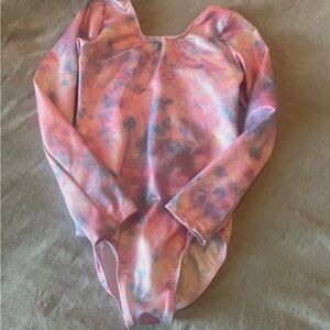 Pink and Purple Long Sleeve Leotard